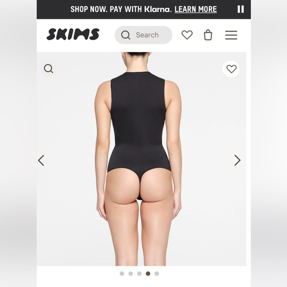 Set of two Skims Essential crew neck sleeveless bodysuits - Picture 3 of 4